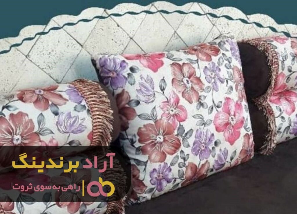 بالش لوله ای مخمل