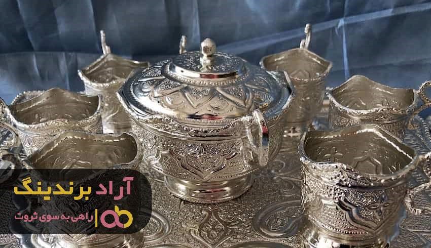 ظروف چای خوری نقره