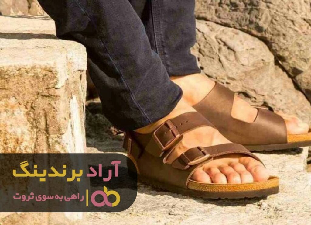 صندل مردانه چرم