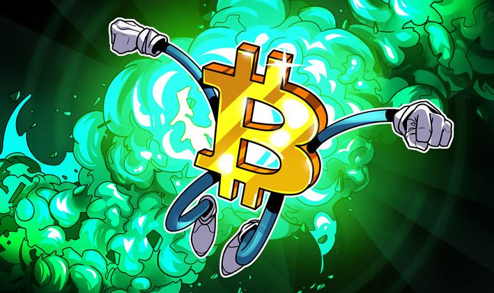کندل بالای بیت کوین