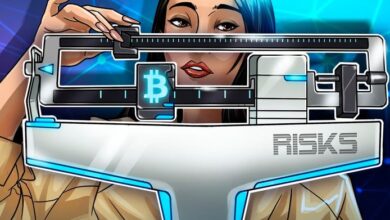 ریسک سقوط بیت کوین