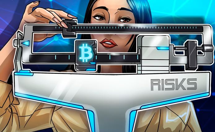 ریسک سقوط بیت کوین